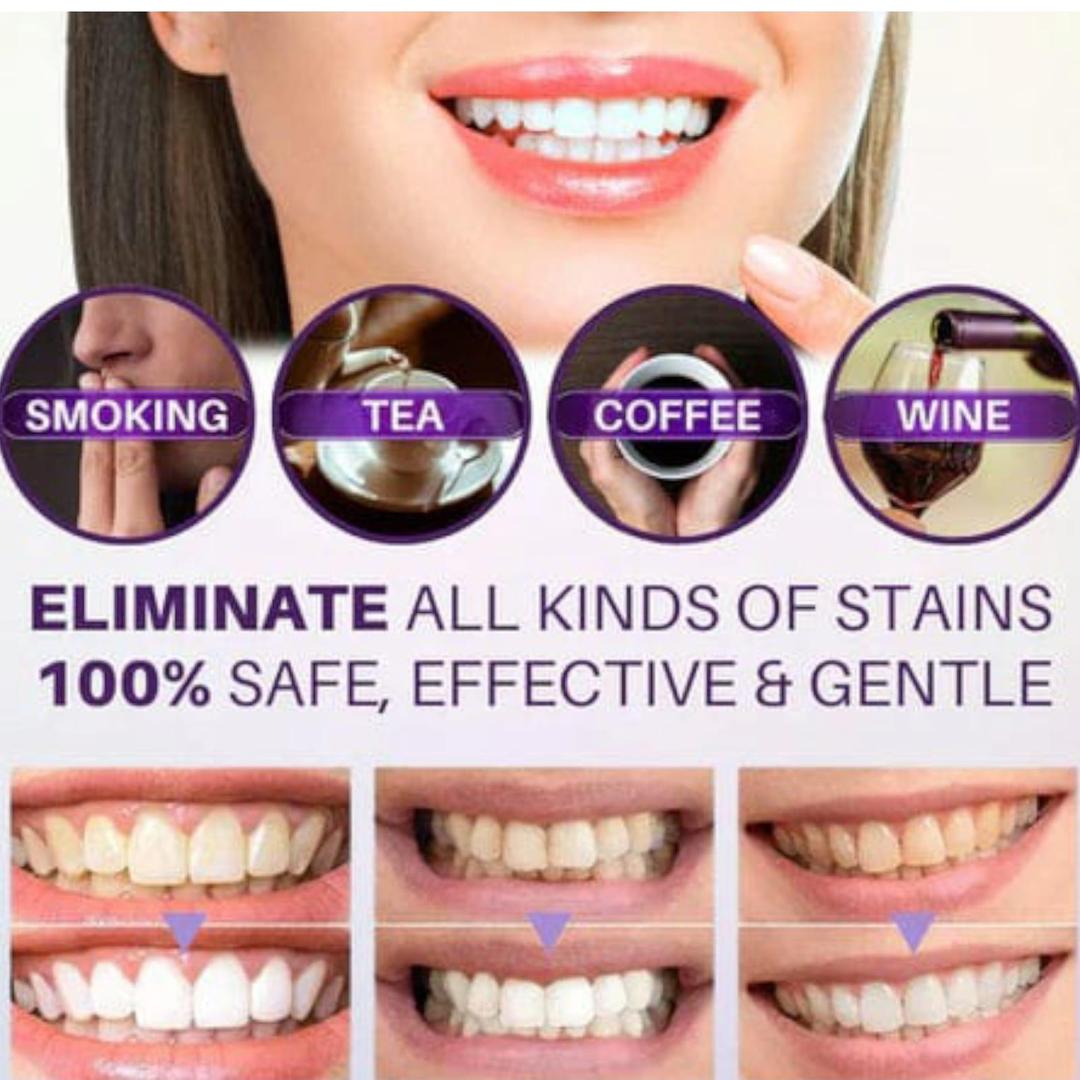 V34 Colour Corrector Serum – Purple Teeth Whitening Toothpaste | 30ml Brightening Liquid Formula